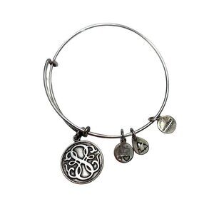 Alex and Ani Path of Life Charm Bracelet - Silver, 2012 Expands 2"- 3.5"